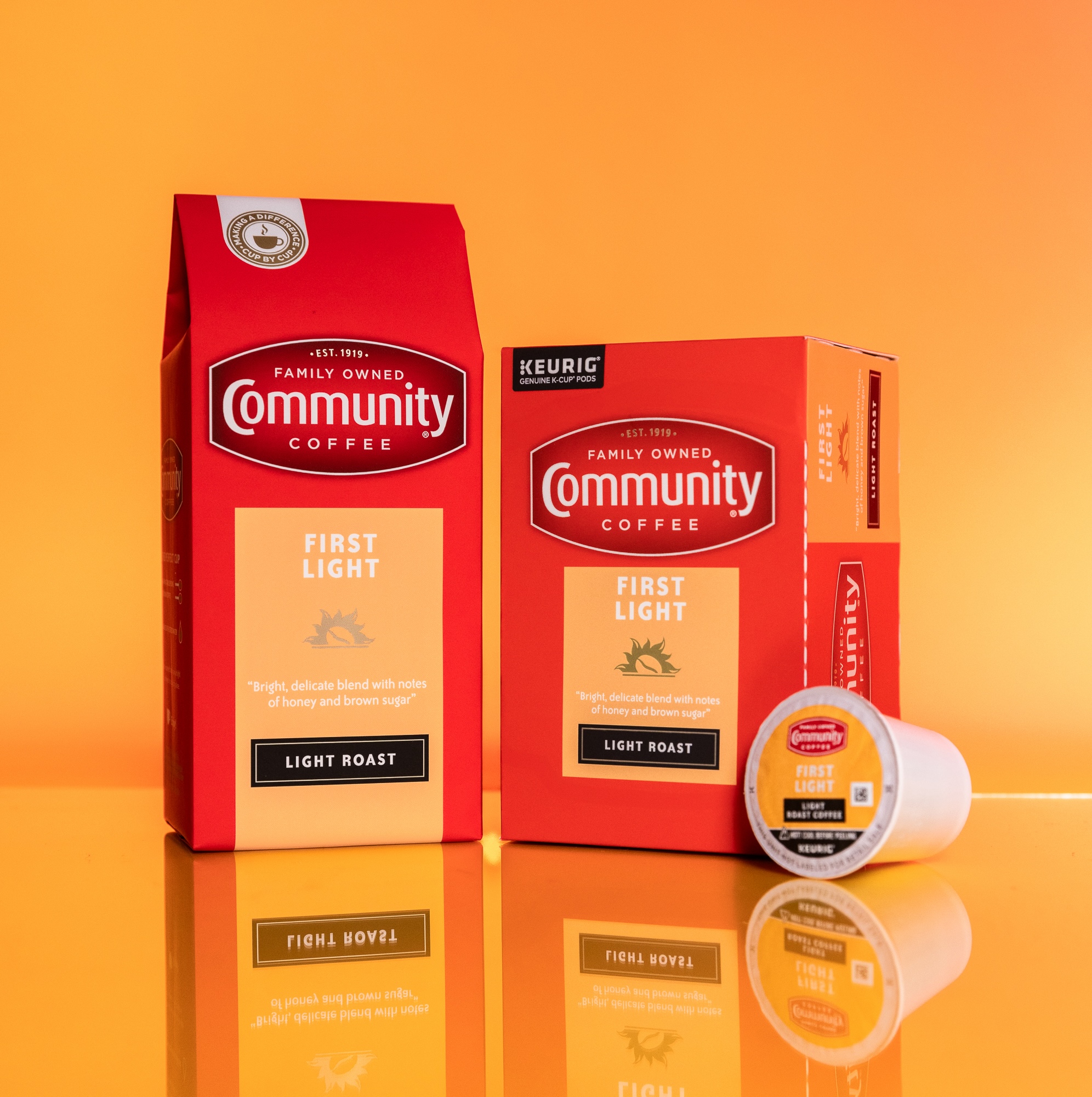 Community Coffee Light Roast Ground and Single-Serve